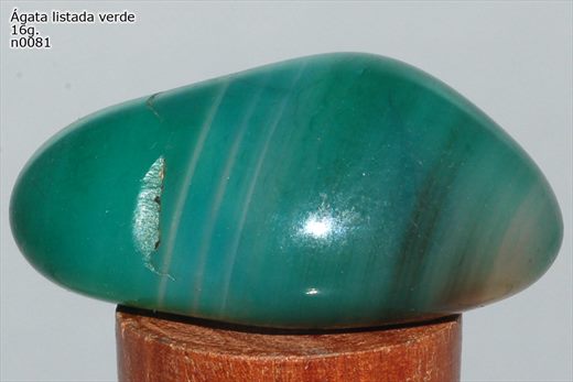 agata listada verde n0081