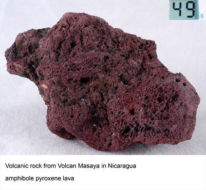 Amphibole Pyroxene (Volcao Masaya - Nicaragua)