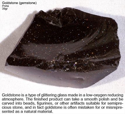 Goldstone (gemstone) Preta 39gr