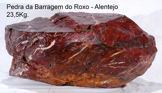 Jaspe vermelho 23,5Kg