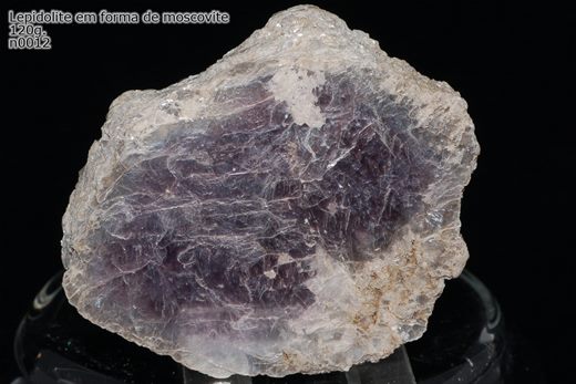 Lepidolite em forma de moscovite n0012