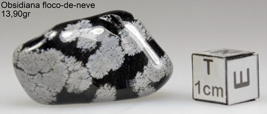 Obsidiana floco-de-neve 13,90gr