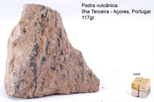 Pedra vulcanica - Portugal Acores Terceira 117gr