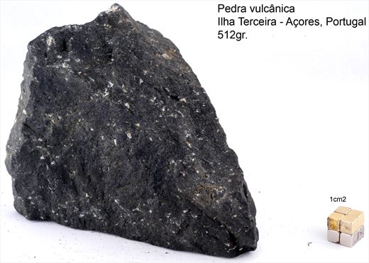 Pedra vulcanica - Portugal Acores Terceira 512gr