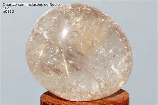 Quartzo com inclucoes de Rutilo n0112