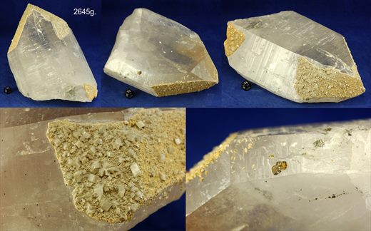 Quartzo com incustracoes 2645g