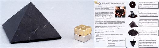 Shungite pyramid