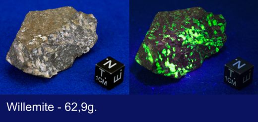 Willemite 62,9g