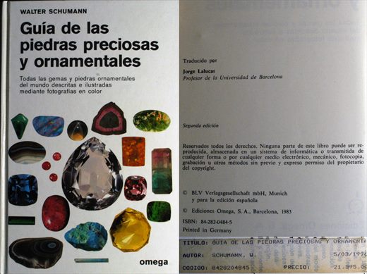 Guia de las Piedras Preciosas y Ornamentales - ISBN 84-282-0484-5