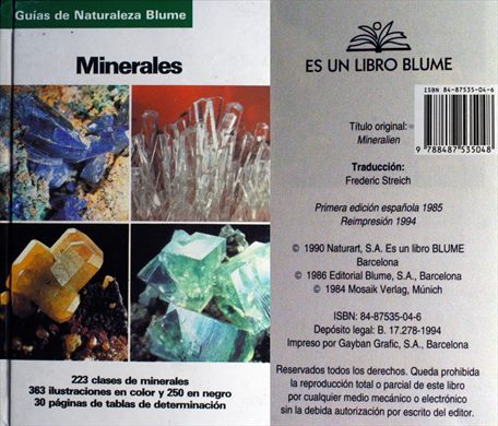 Minerales - ISBN 84-87535-04-6
