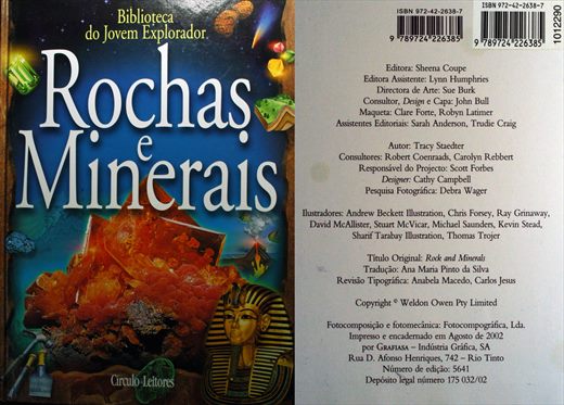 Rochas e Minerais - ISBN 972-42-2638-7