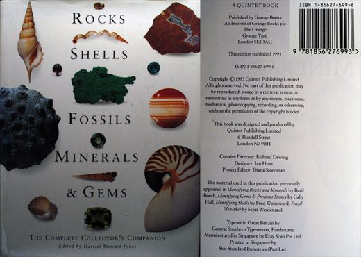 Rocks Shells Fossils Minerals and Gems - ISBN 1-85627-699-6