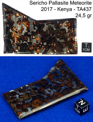 Sericho Pallasite Meteorite 2017 Kenya TA437 24,5gr