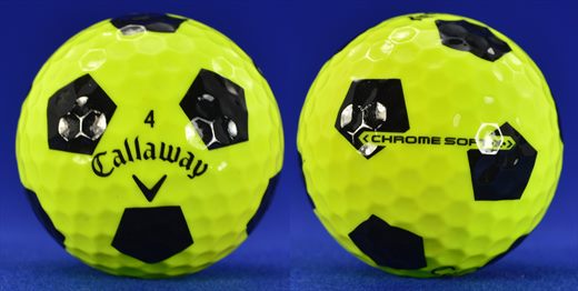 Callaway 4 Chrome Soft (Football Yellow-Black)