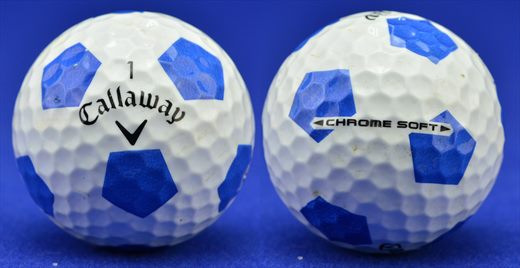 Callaway 1 chrome soft (Football white-blue)