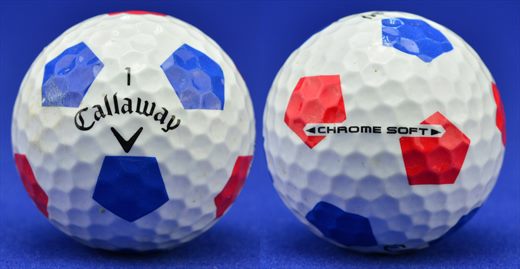 Callaway 1 Chrome Soft (Football white-blue-red)
