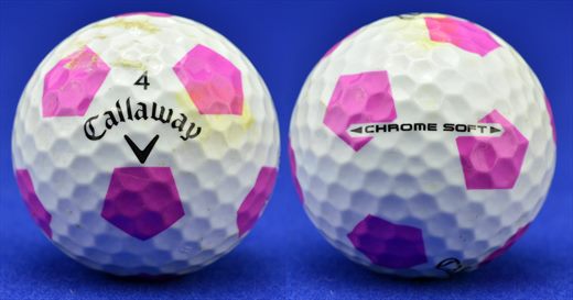 Callaway 4 Chrome Soft (Football white-pink)