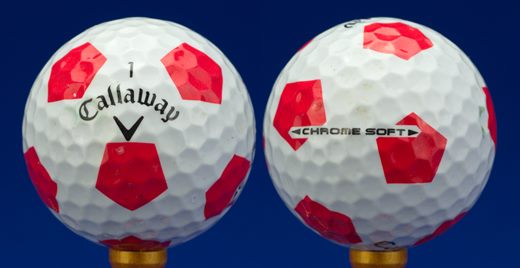 Callaway 1 Chrome Soft (Football white-red)