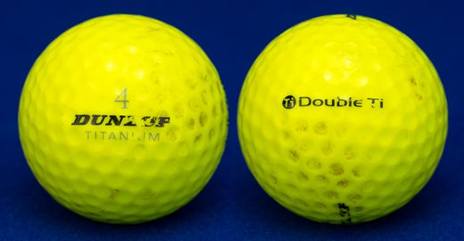 Dunlop 4 (blue) Titanium Double Ti Yellow