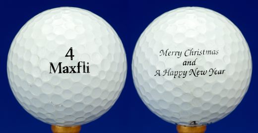 Maxfli 4 Merry Christmas