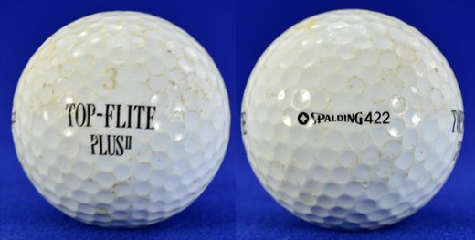 Spalding 3 (golden) Top-flite Pluss II 422