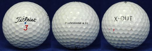 Titleist 3 (red) Professional 90 X-out