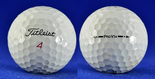 Titleist 4 (red) Pro V1x