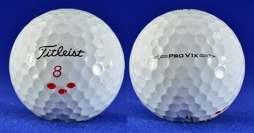 Titleist 8 (red) Pro V1x