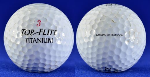 Top Flite 3 (red) Titanium Maximum Distance