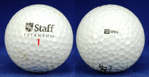 Wilson Staff 1 (red) Titanium Spin