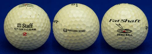 Fat Shaft demo ball (Wilson Staff 2 Smart-core W Porfessional Distance)