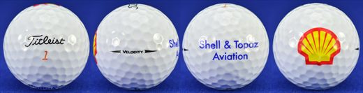 Shell and Topaz Aviation (Titleist 1 Velocity)
