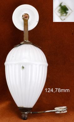 Contrapeso de candeeiro em porcelana canelada 124,78mm
