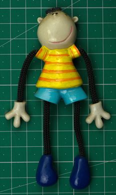 Iman de frigorifico boneco articulado