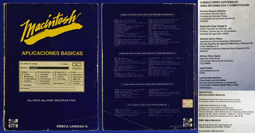 Macintosh Aplicaciones Basicas - ISBN 980-6168-05-04