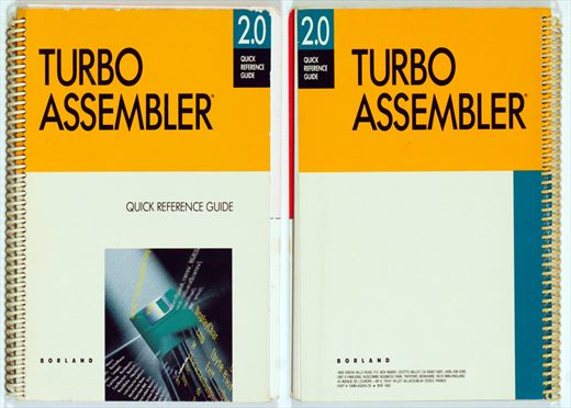 Turbo Assembler 2.0 Quick Reference Guide