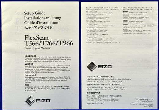 FlexScan T566-T766-T966