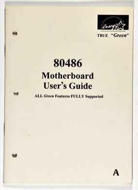 80486 motherboard user's guide (2)