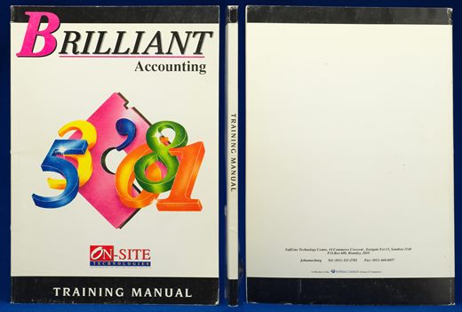 Brilliant Accounting Training Manual