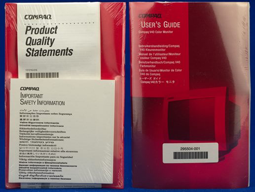 Compaq Product Quality Statements