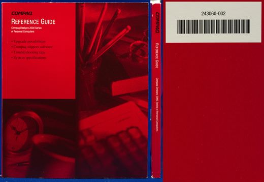 Compaq Reference Guide Deskpro 2000 Series