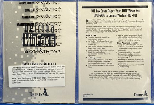 Delrina WinFax lite