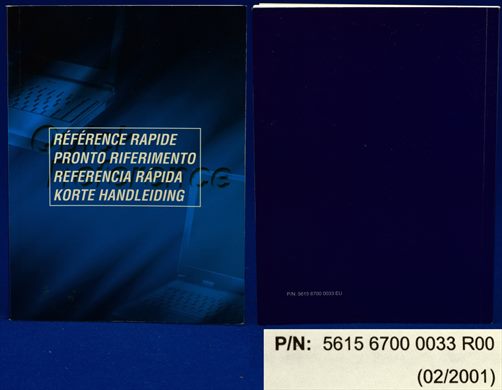 Referencia Rapida 5615 6700 0033 R00 (02-2001)