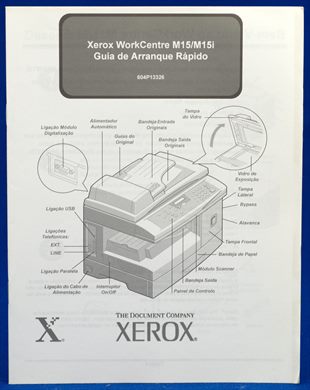 XEROX WorkCentre M15-M15i Guia de Arranque Rapido