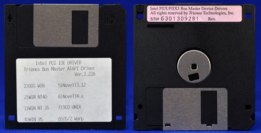 Intel PCI IDE Driver Triones Bus Master ATAPI Driver Ver.3.22A