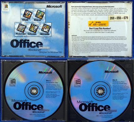 Microsoft Office Professional and Bookshelf Designed for Windows 95