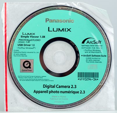 Panasonic Lumix Digital Camera 2.3 VFF0294-3A