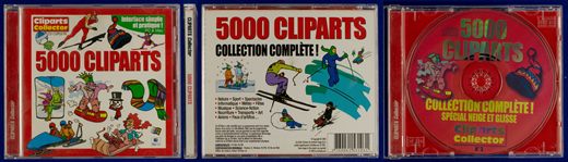 Cliparts Collector CD CLIP03-FR - 5000 Cliparts