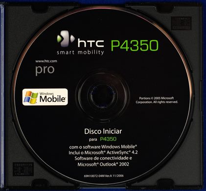 htc P4350 disco iniciar