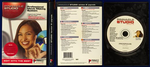 Pinnacle Studio v.8 upgrade